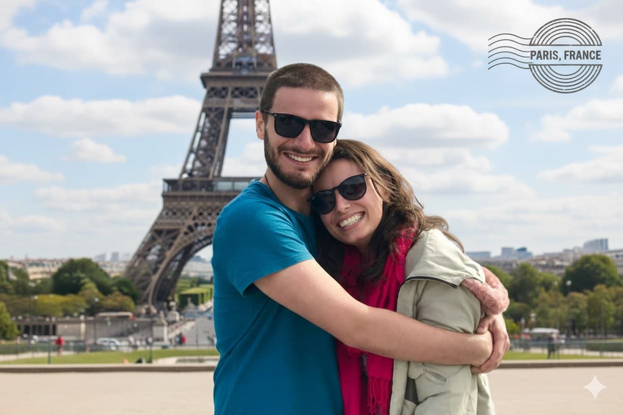 Forgot to send a postcard? No worries โ AI generated (front)